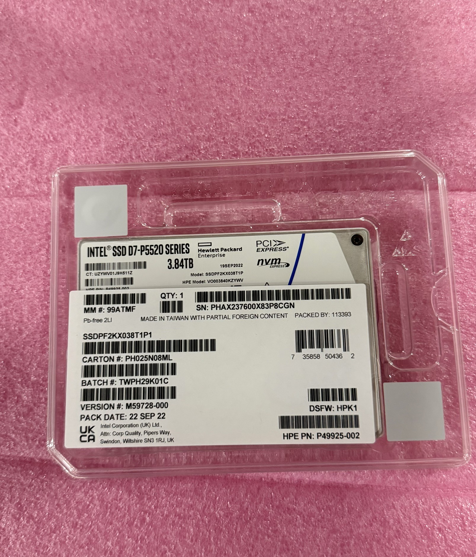 Solidigm 3.84TB